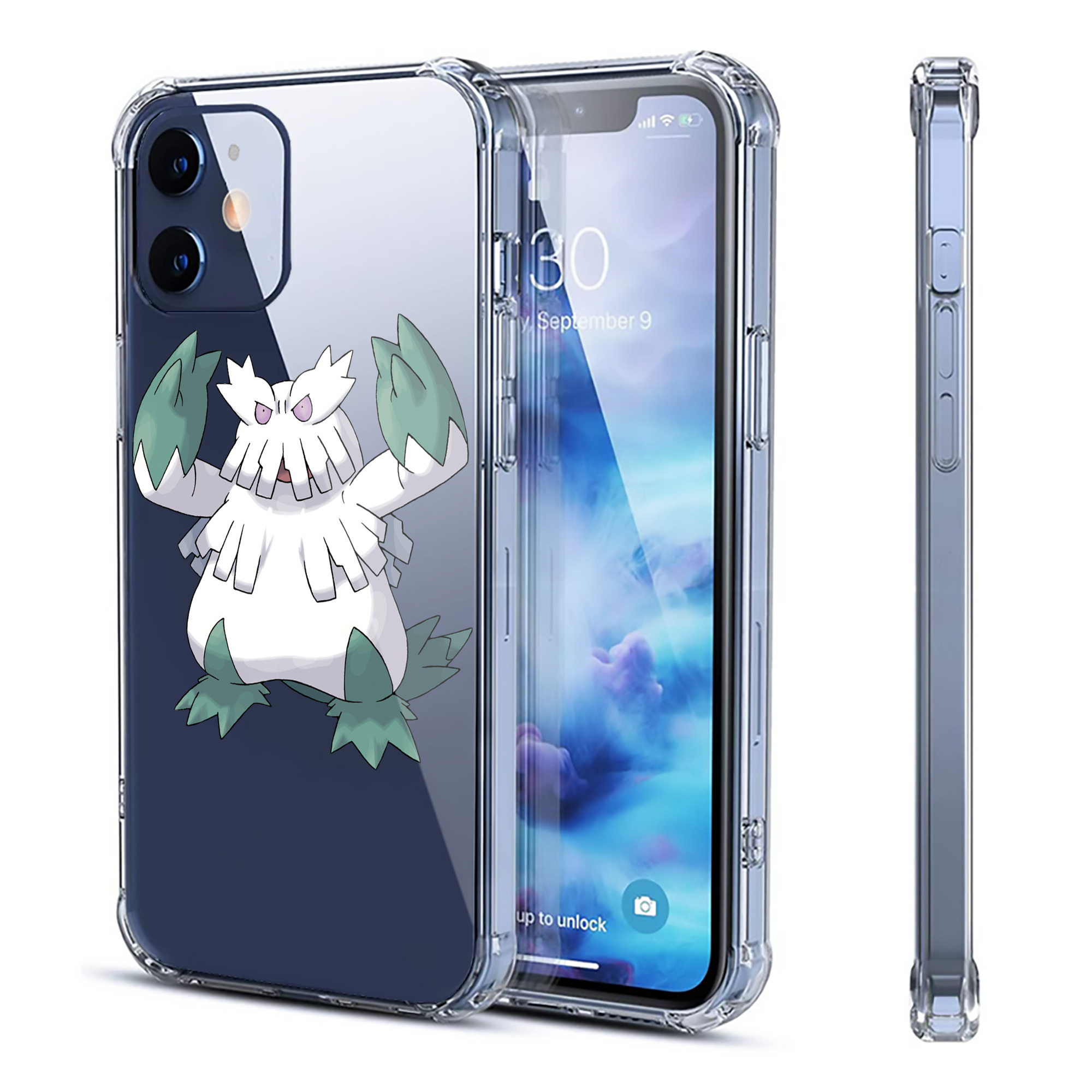 （画像用） ポケットモンスター Pokémon 【iPhone 12シリーズ対応】透明スマホケース（クリアソフトケース）